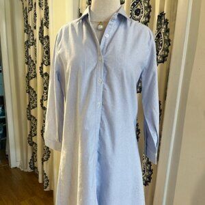 Duffield Lane Brooks Dress: Sky Oxford